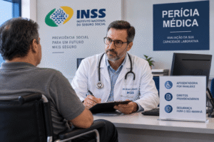 Perícia médica do INSS para aposentadoria por invalidez