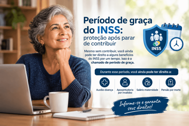 Período de graça do INSS: proteção após parar de contribuir